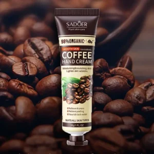 SADOER Hipoallergén Kávéillatú Kézkrém Száraz Bőrre